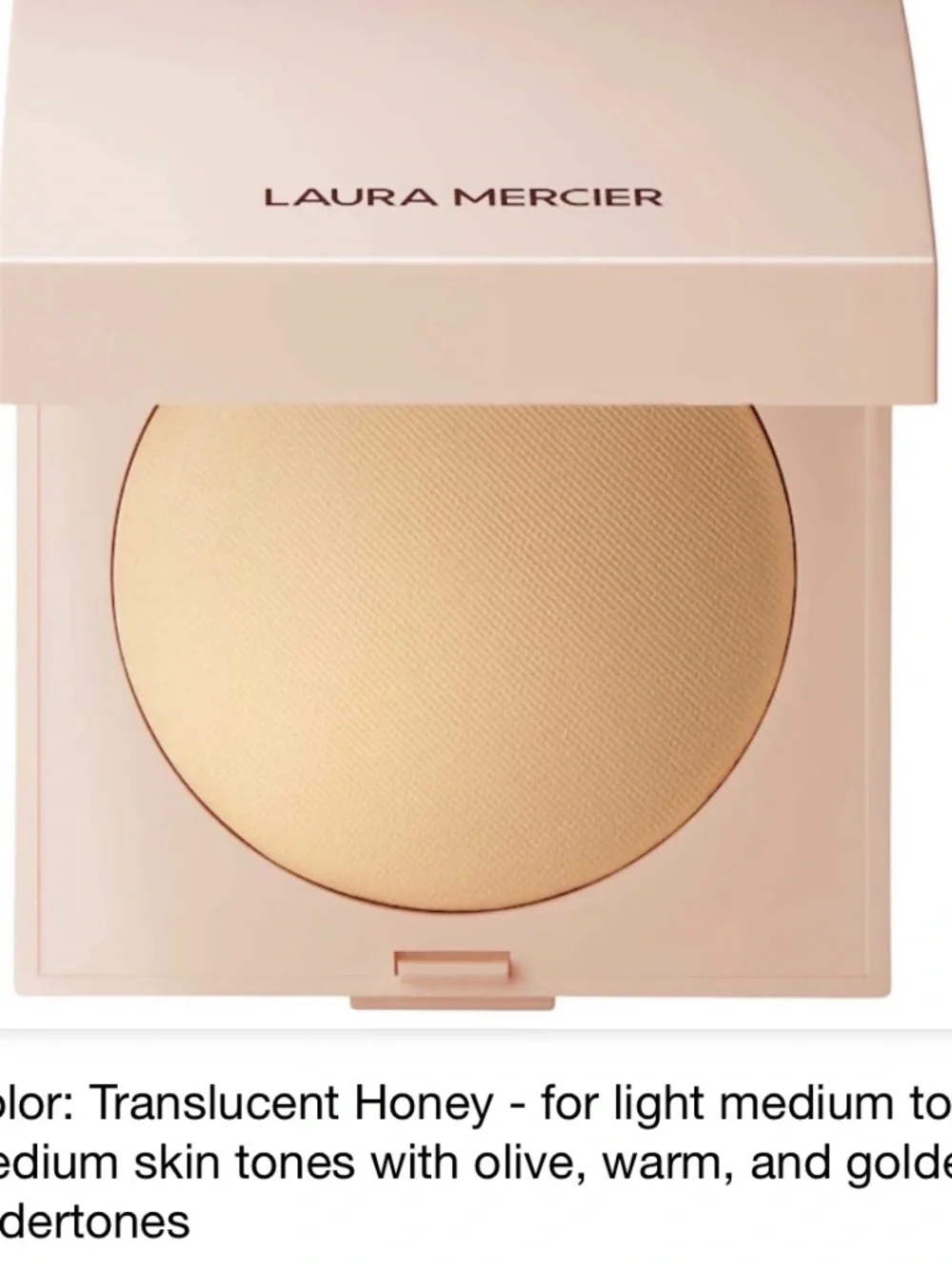 Laura Mercier Translucent Pressed Setting Powder Ultra Blur- Translucent Honey